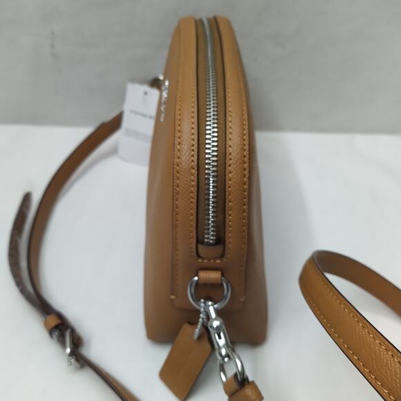 Coach Brown Leather Zipper Closure Crossbody Bag - NWT $328 - Picture 13 of 16